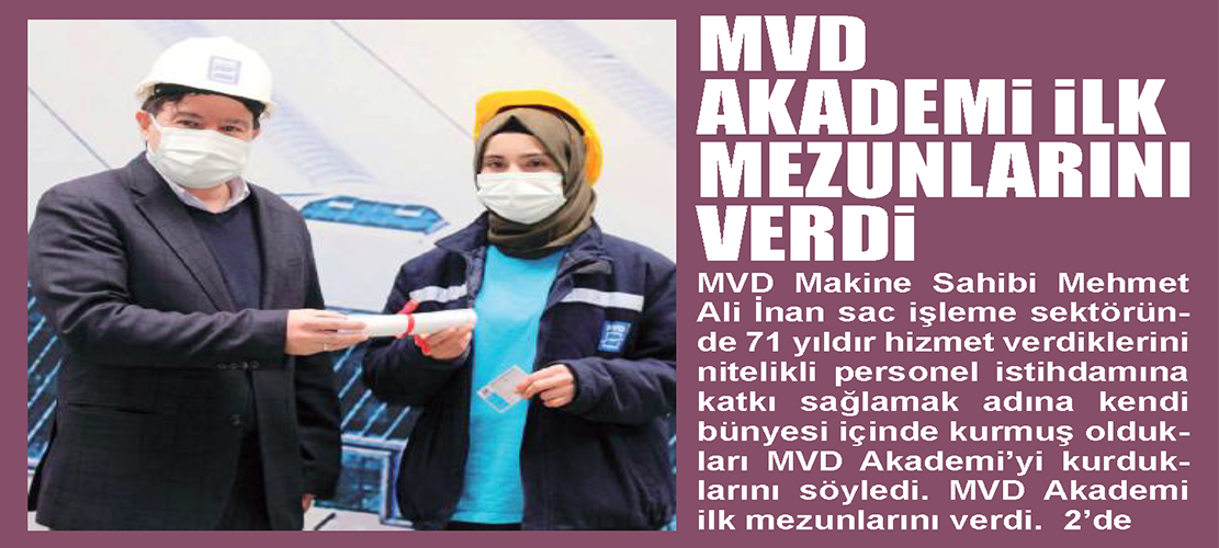 MVD Akademi Konya Hakimiyet Gazetesinde!